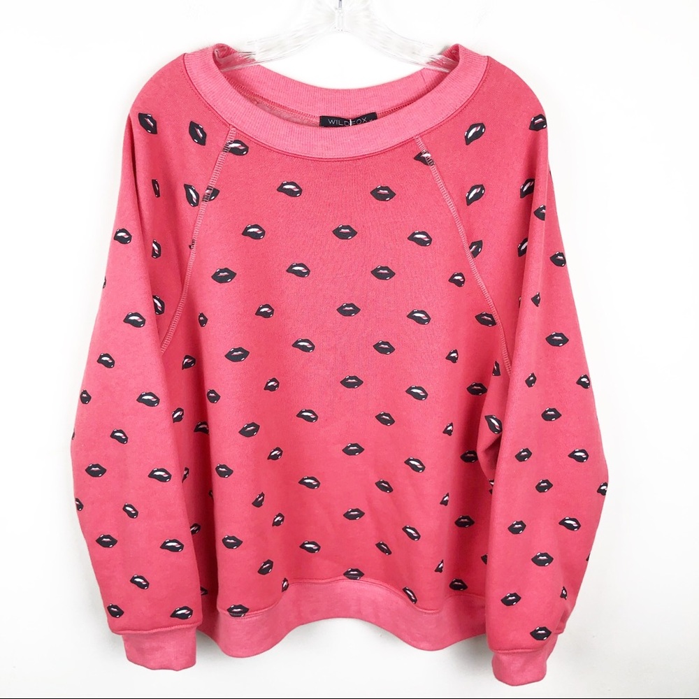 WILDFOX Lip Service Sommer Sweater large - Picture 2 of 5
